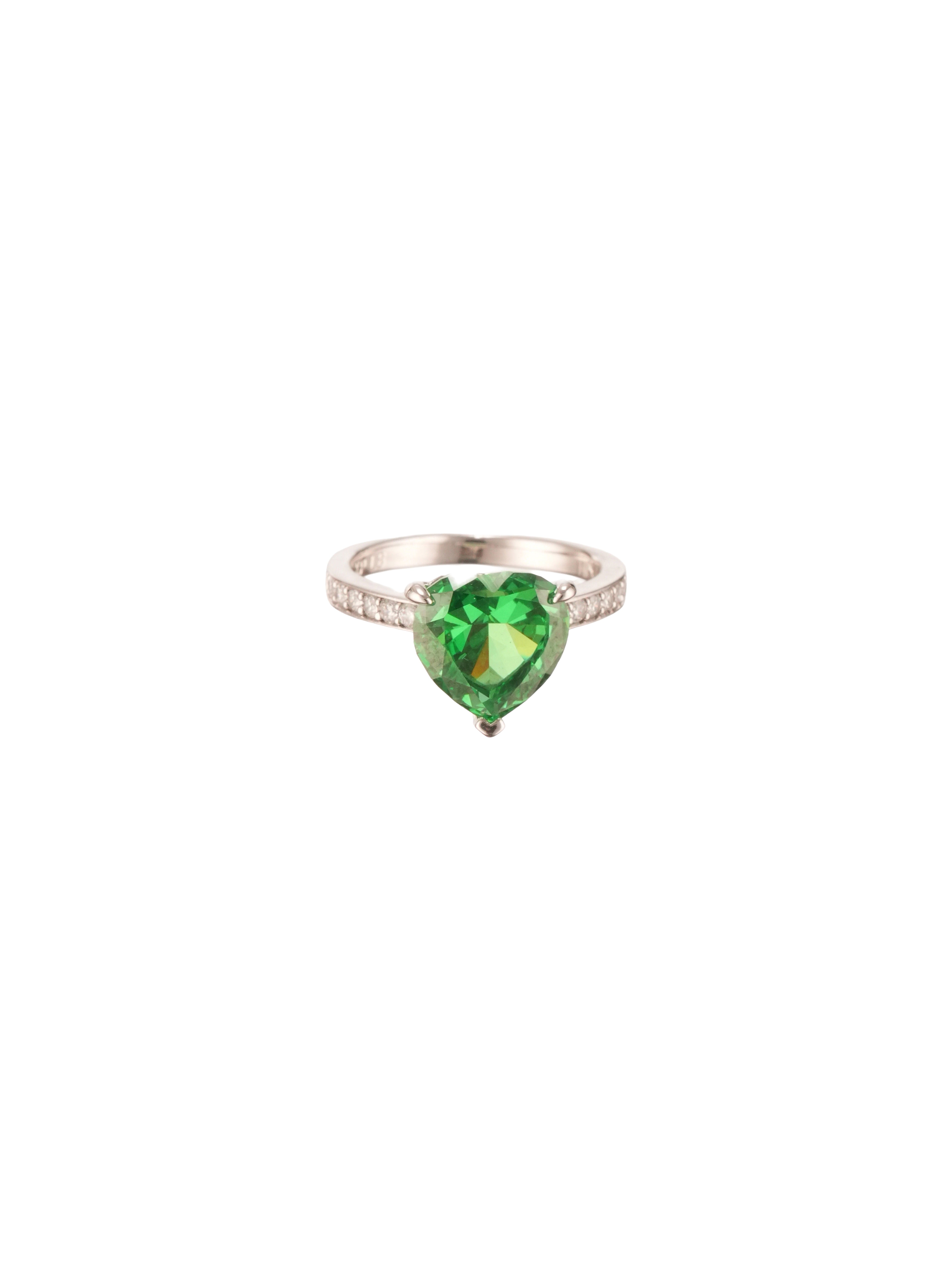 Emerald Promise Ring