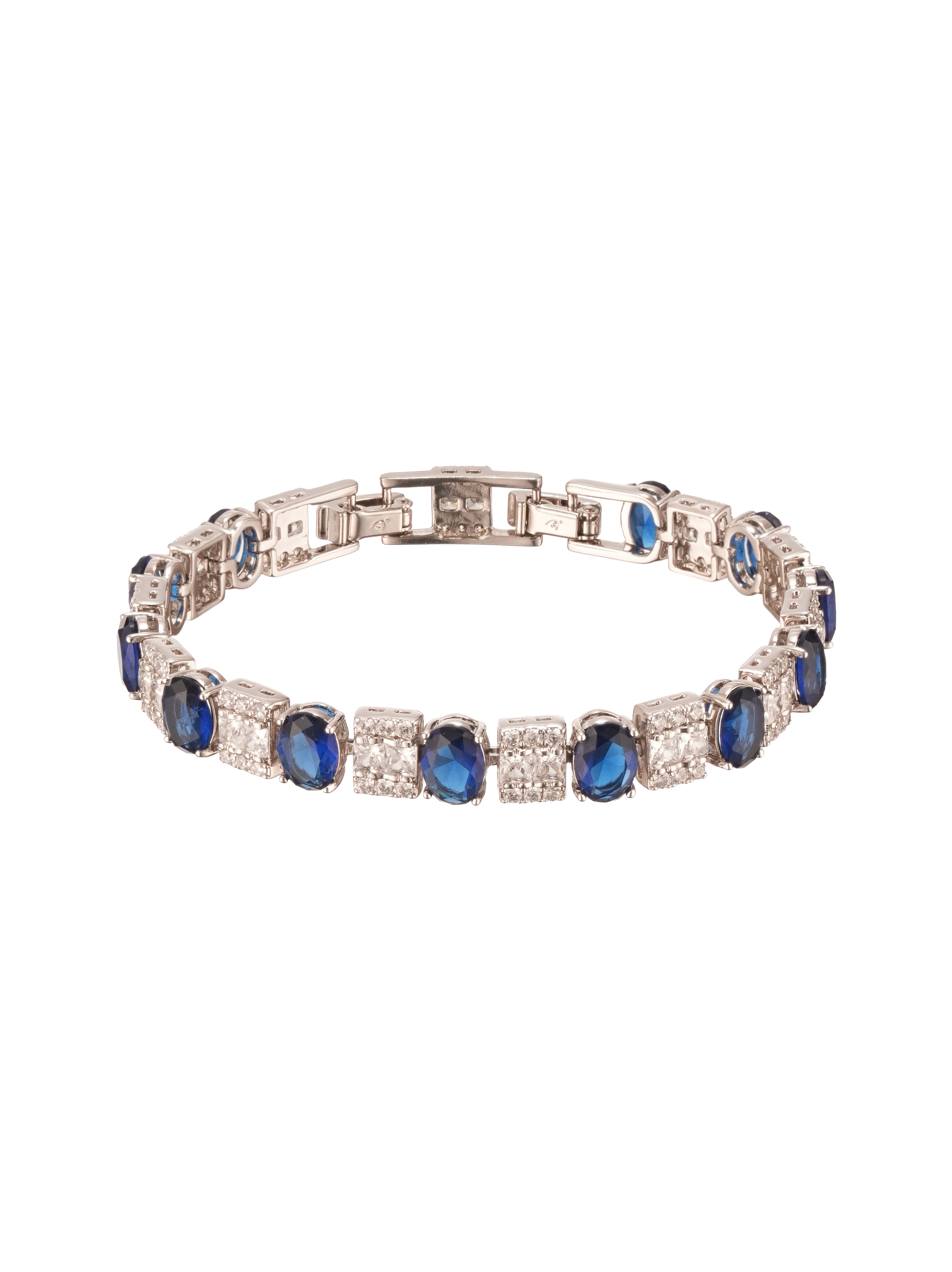 Cobalt Crown Bracelet