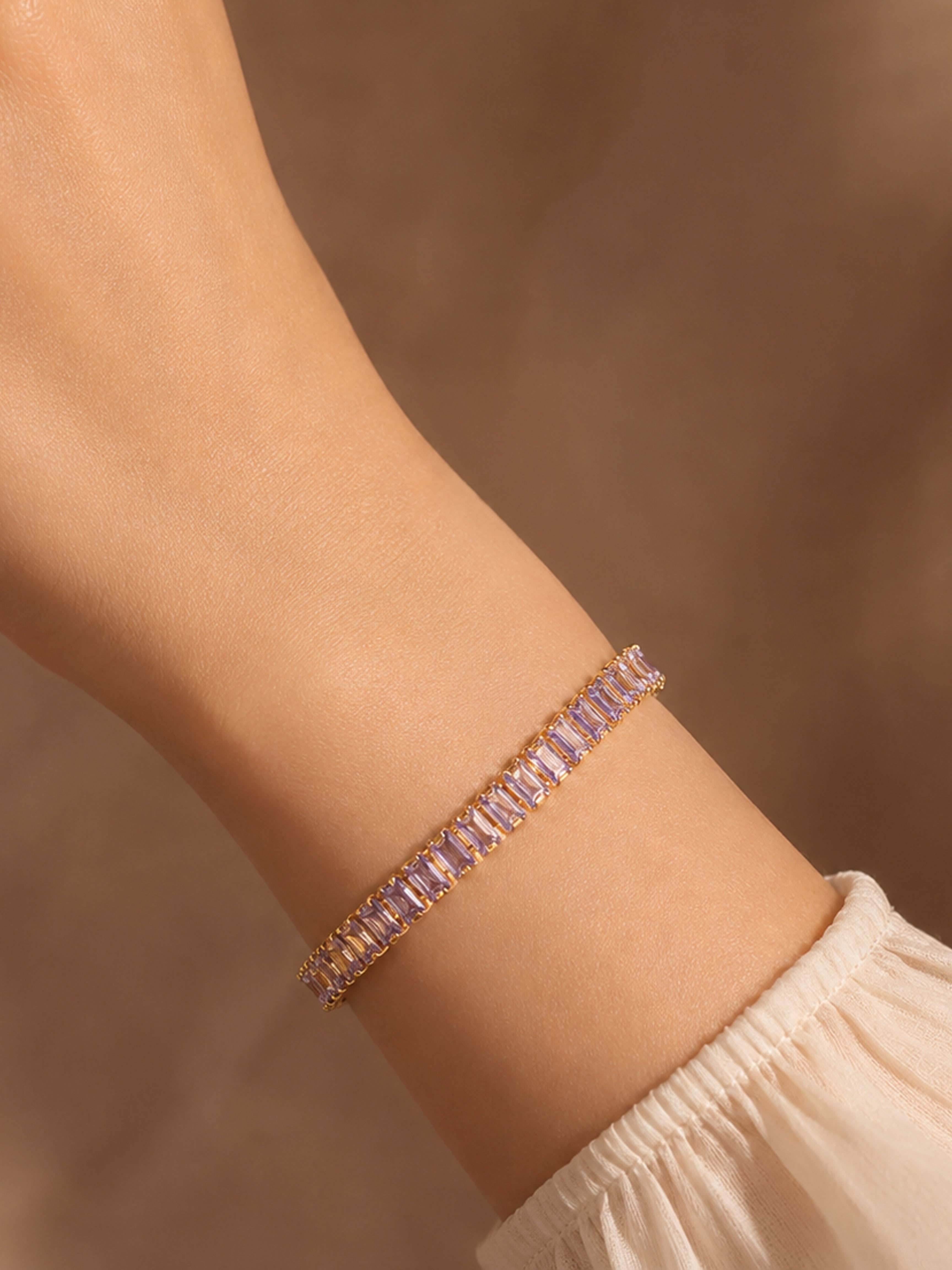 Amethyst Shine Bracelet