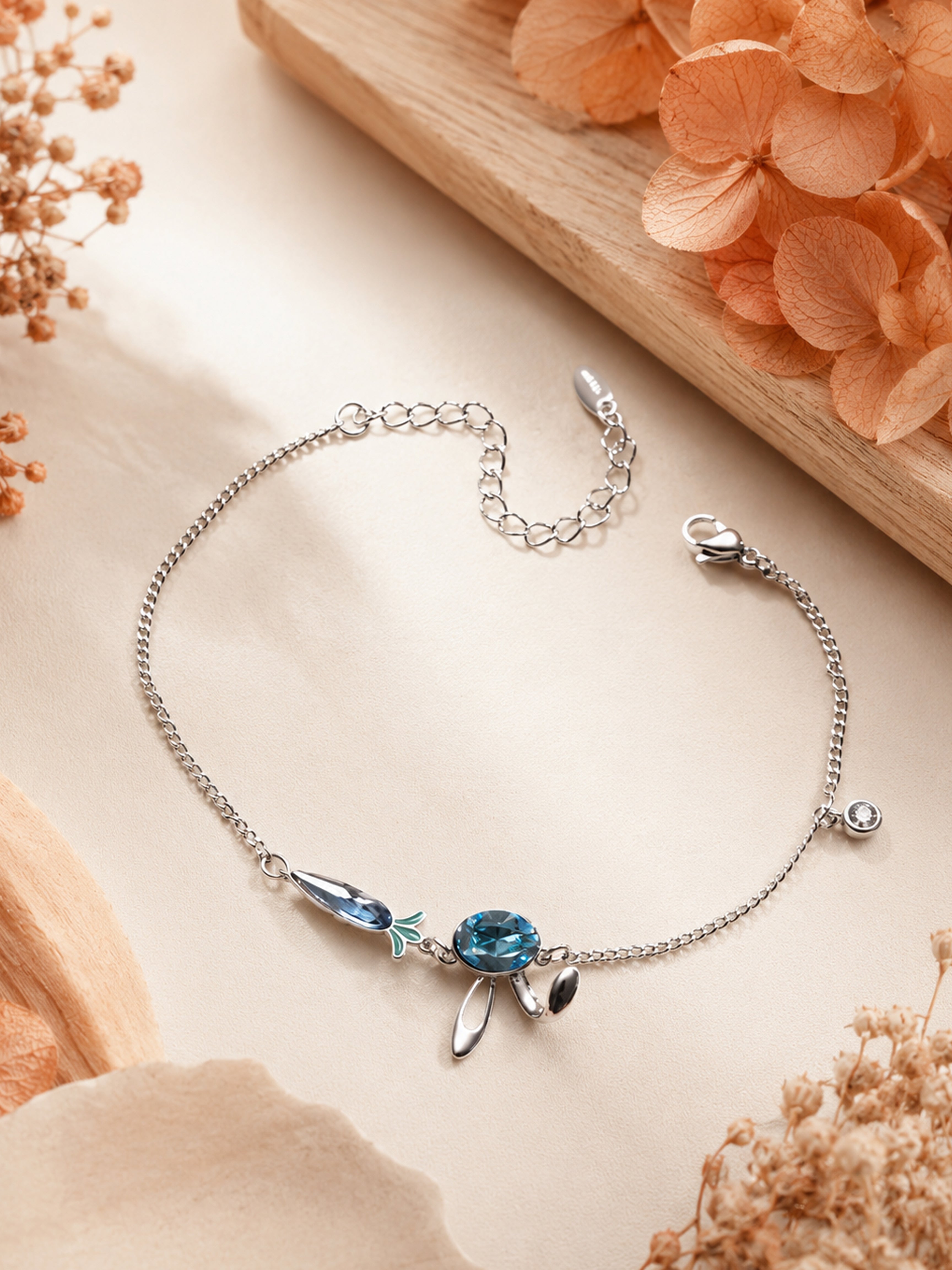 Azure Bloom Bracelet