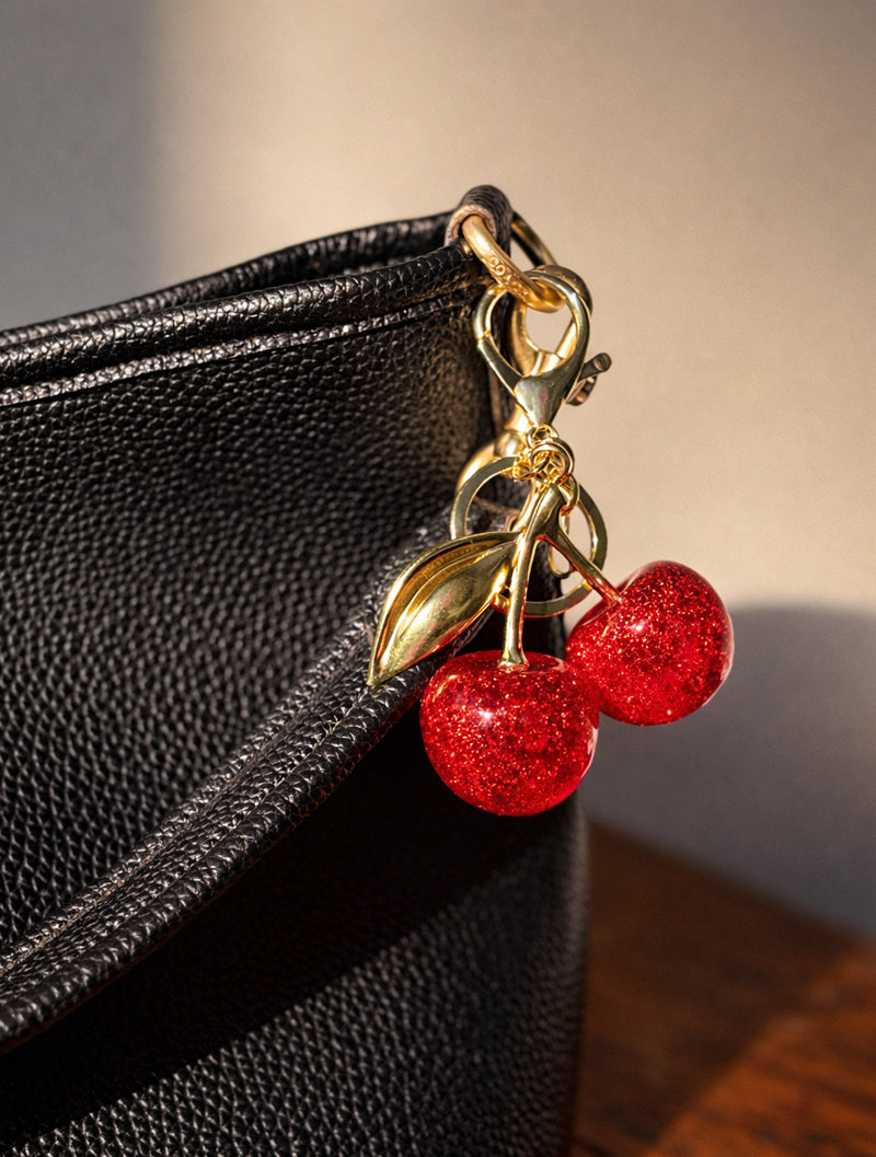 Sugar Cherry Keychain