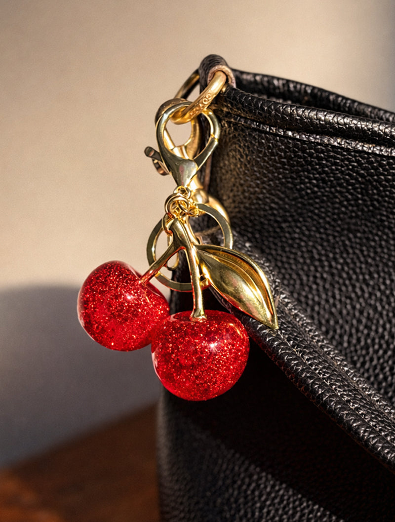 Sugar Cherry Keychain