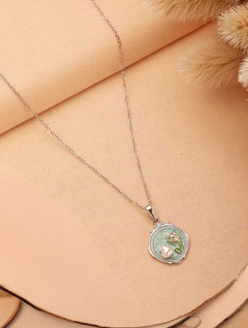 The Cameo Pendant of Zelci has been presented on a light background