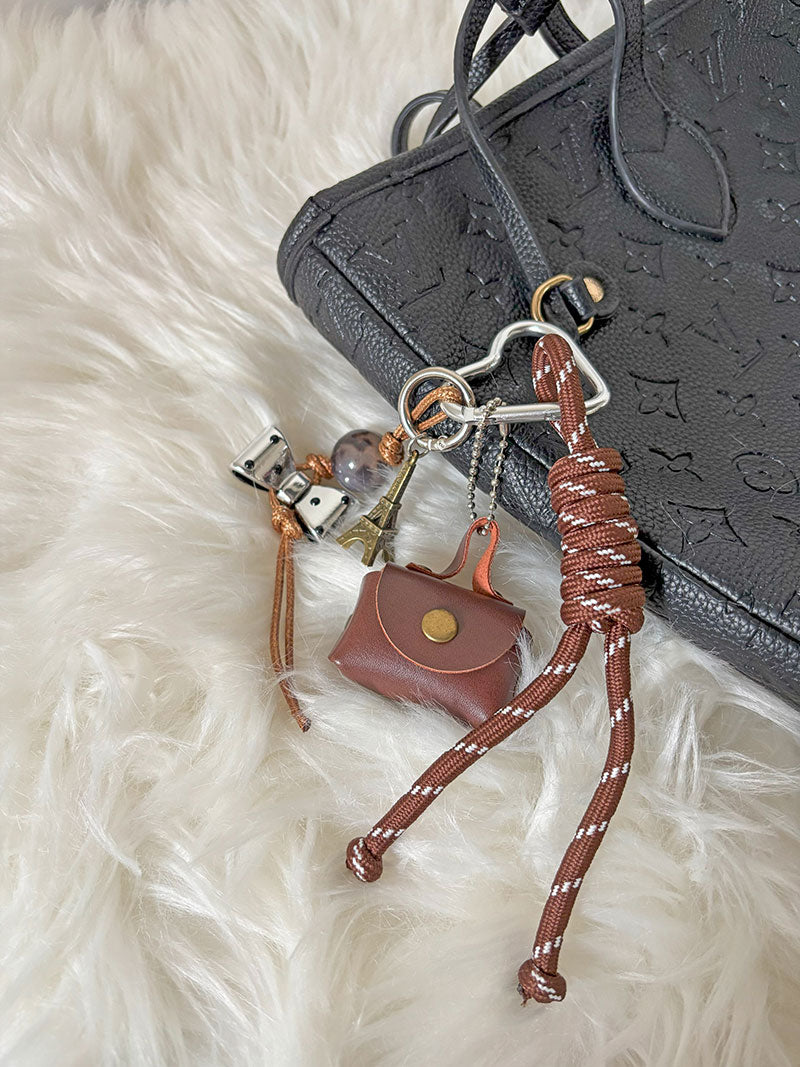 Chestnut Luxe Keychain