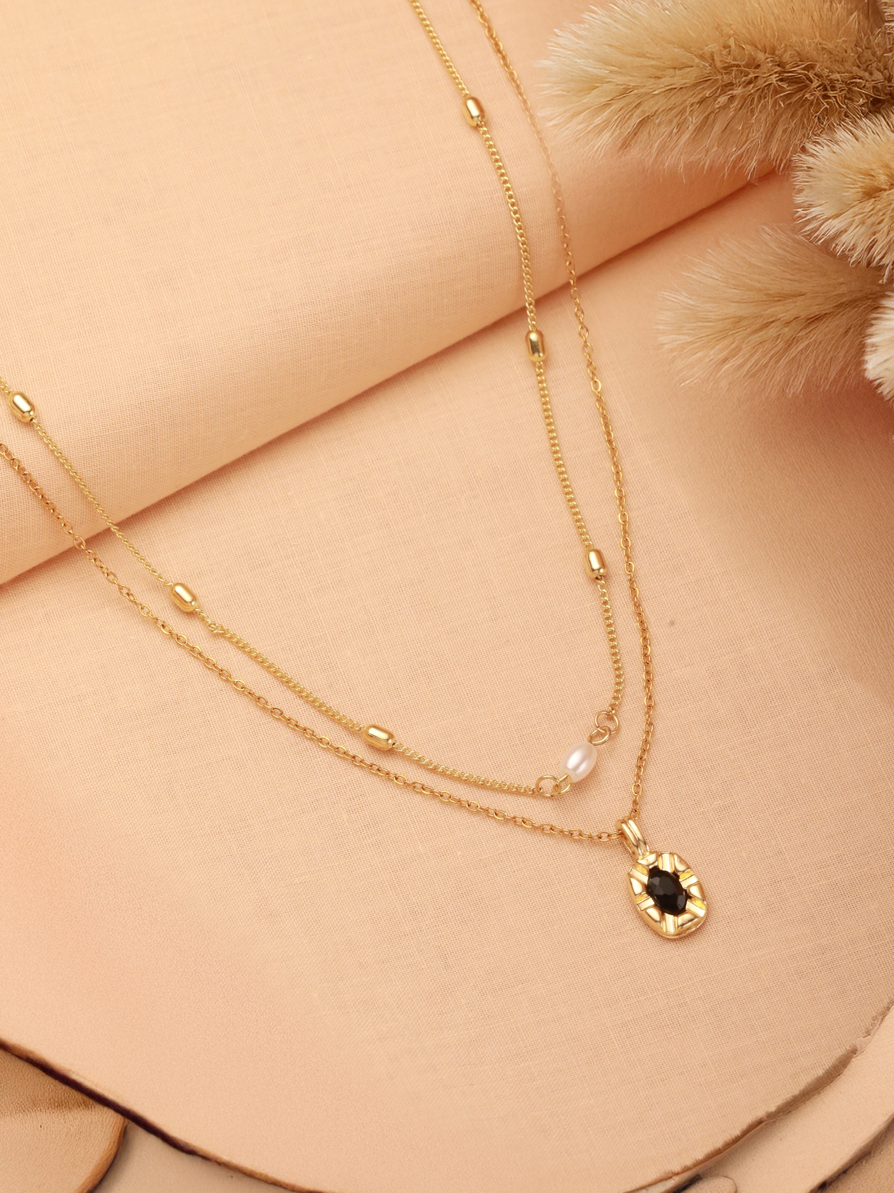 Midnight Muse Layered Necklace