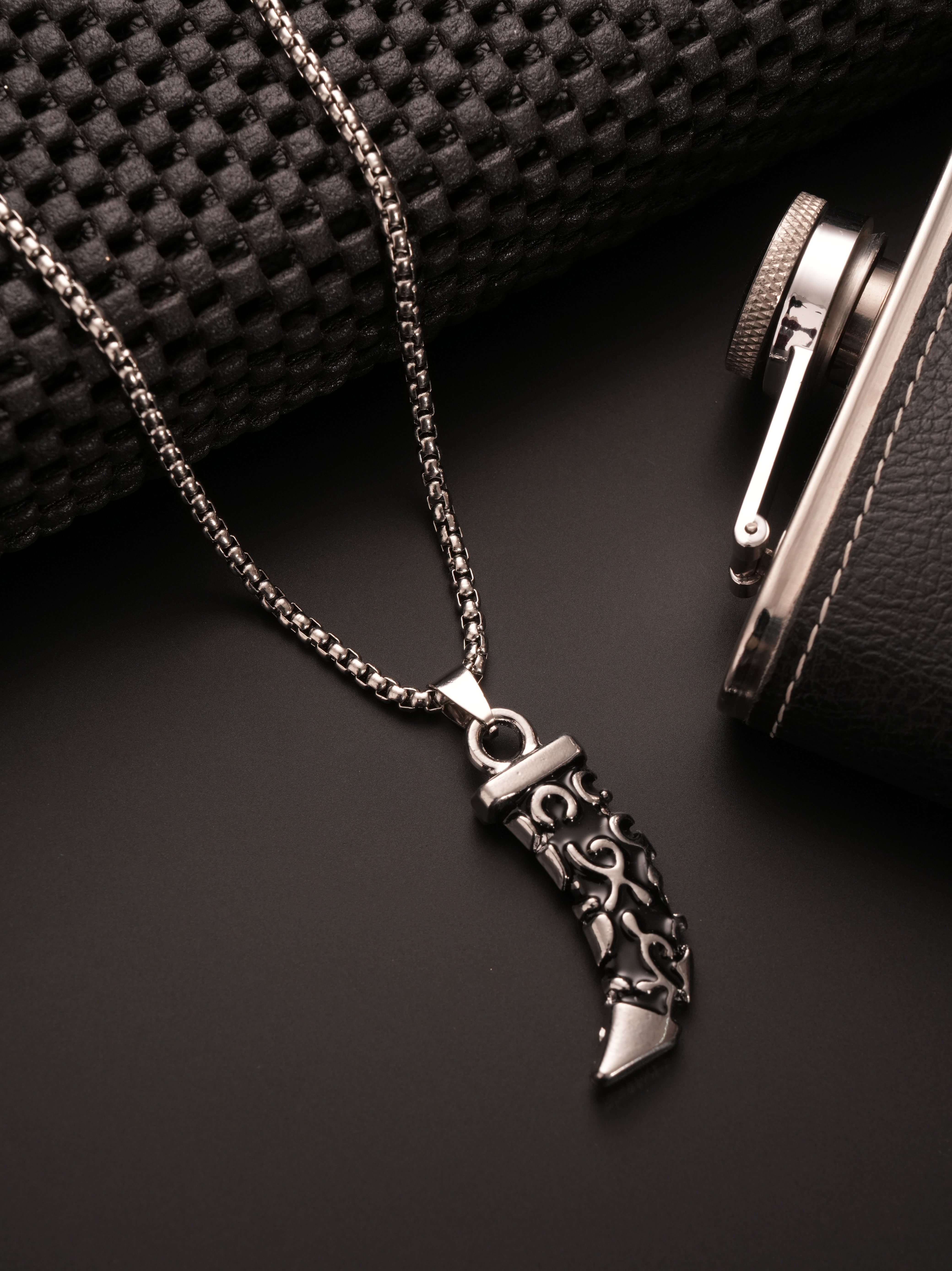 Obsidian Fang Pendant