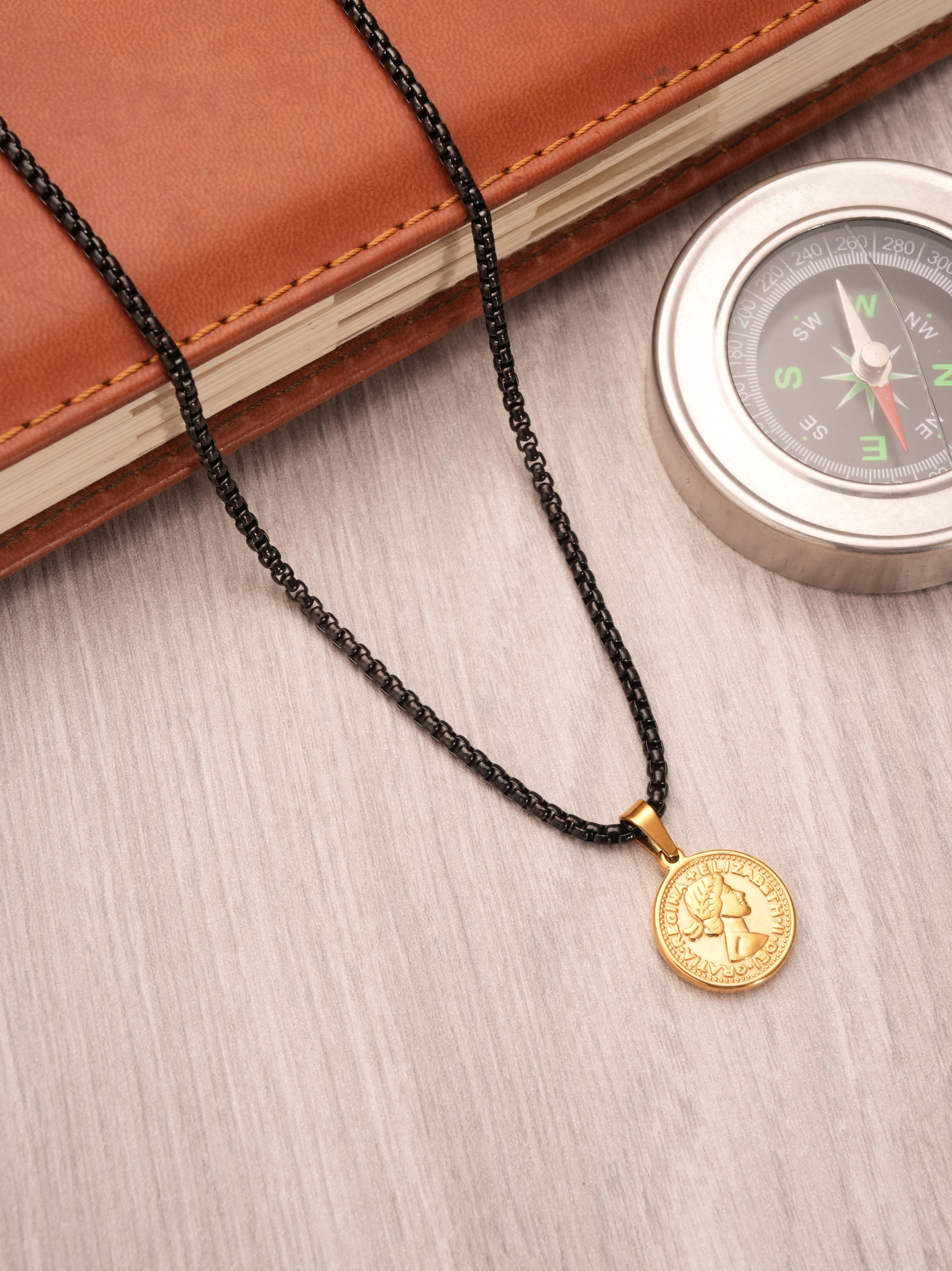 Imperial Coin Pendant Gold