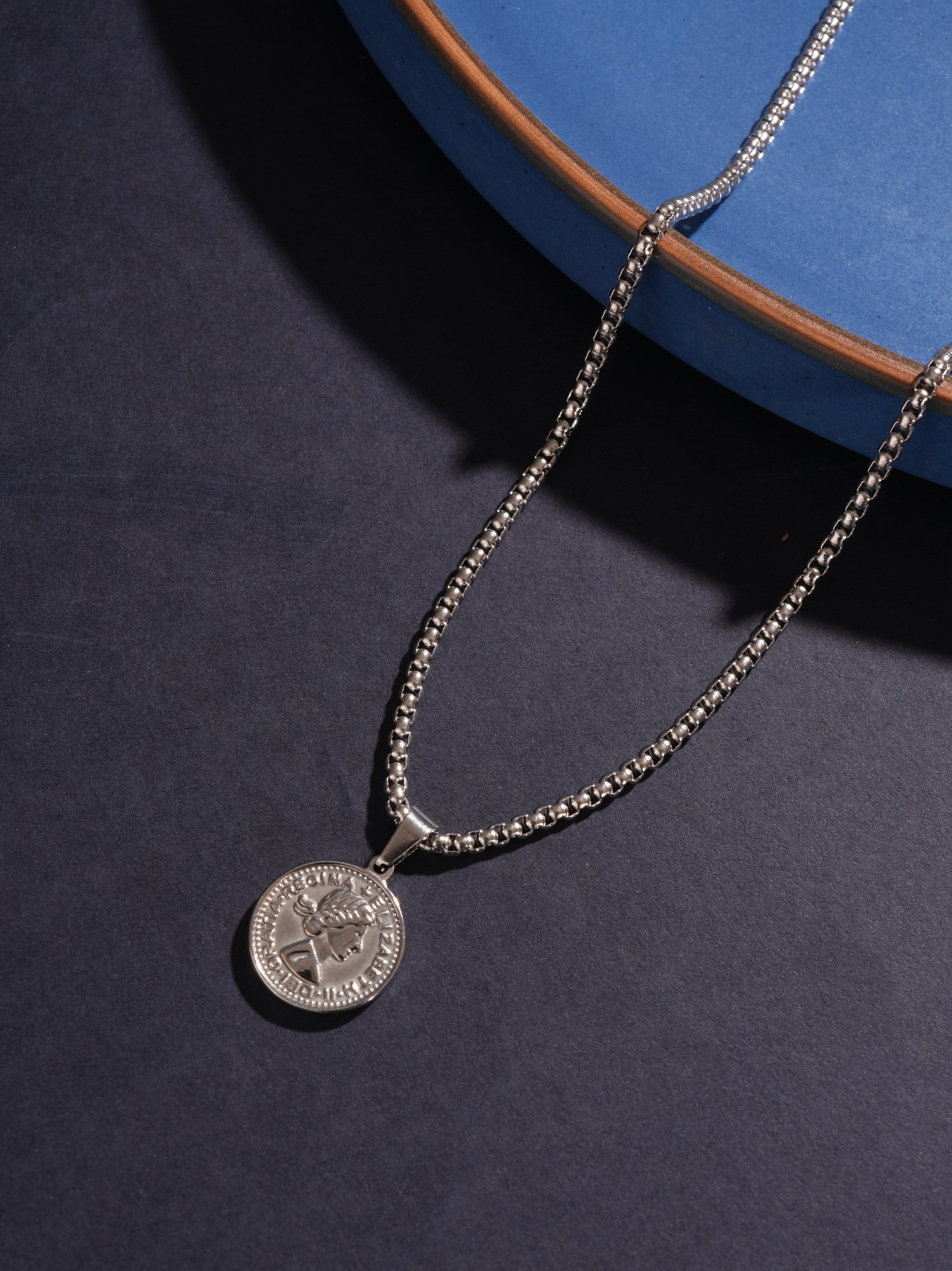 Imperial Coin Pendant Silver