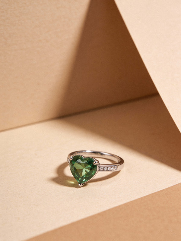 Emerald Promise Ring