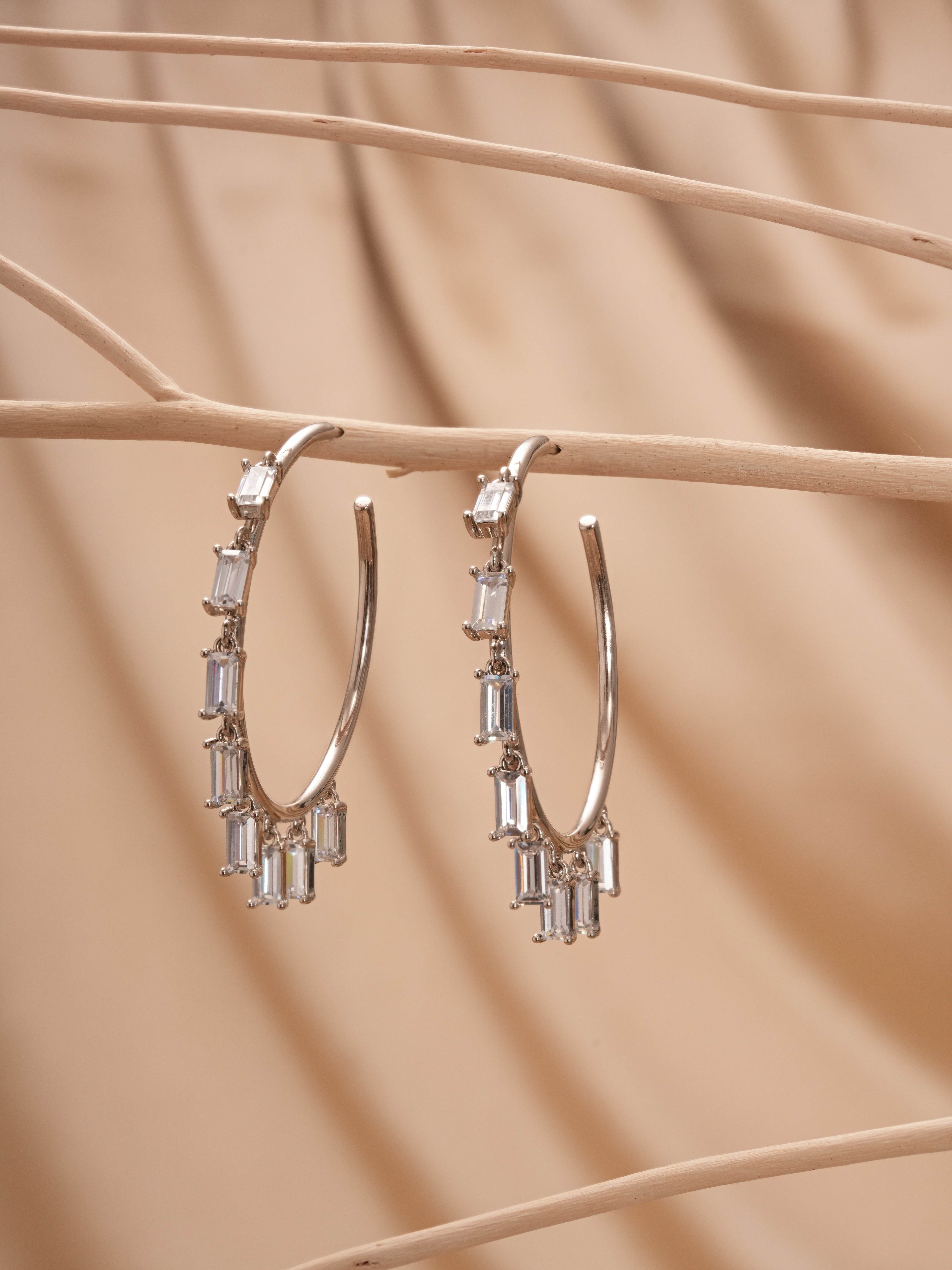 Caelina Dangle Hoops