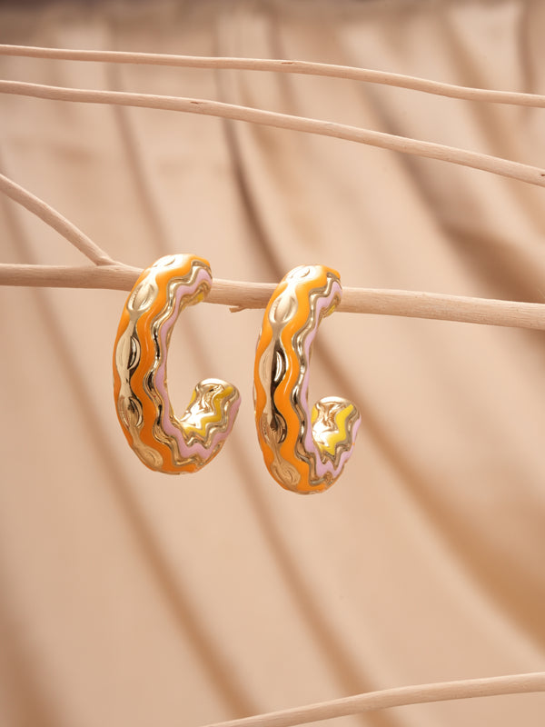 Aurelia Wave Hoops