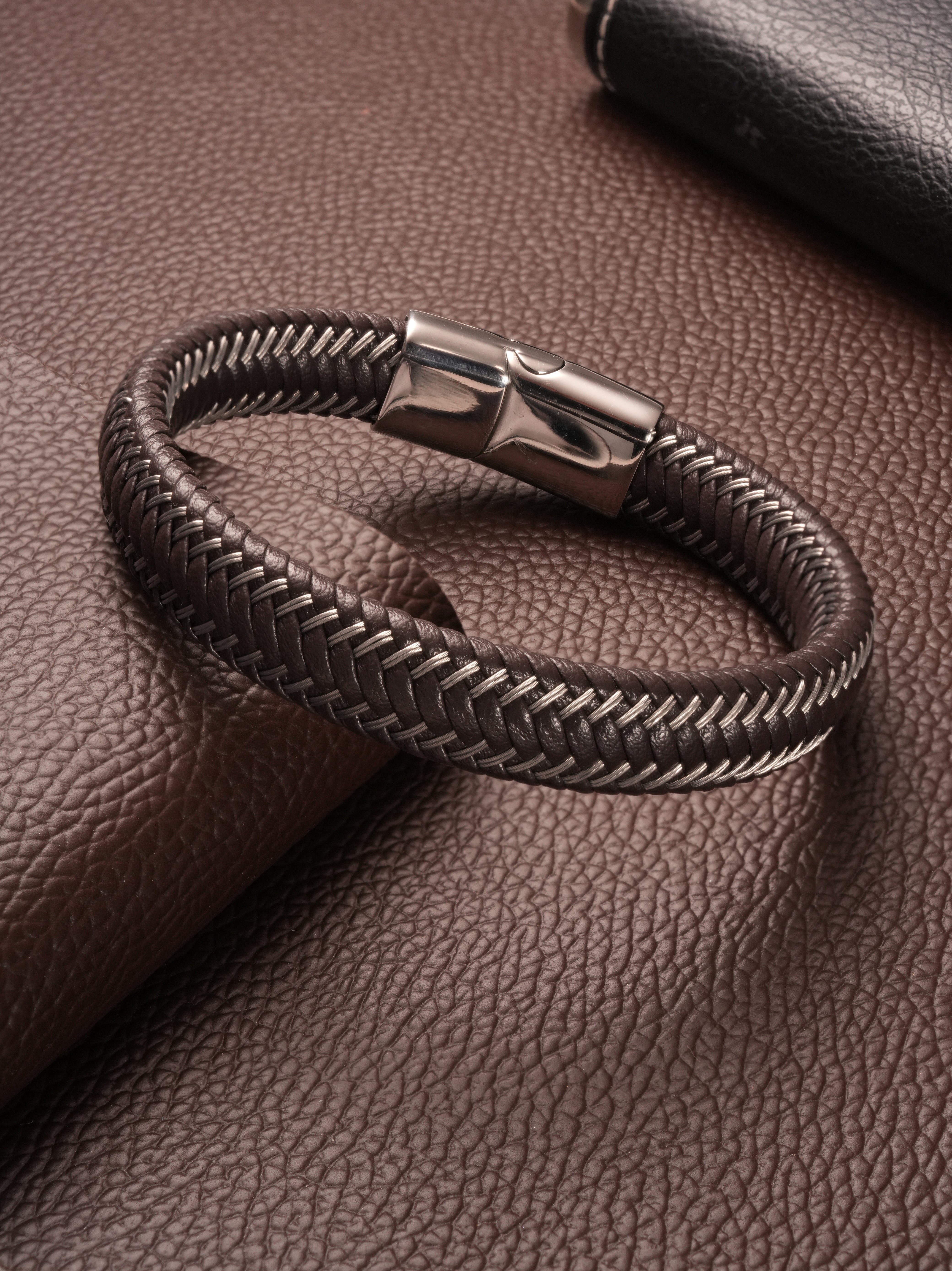 Steel Weave Bracelet