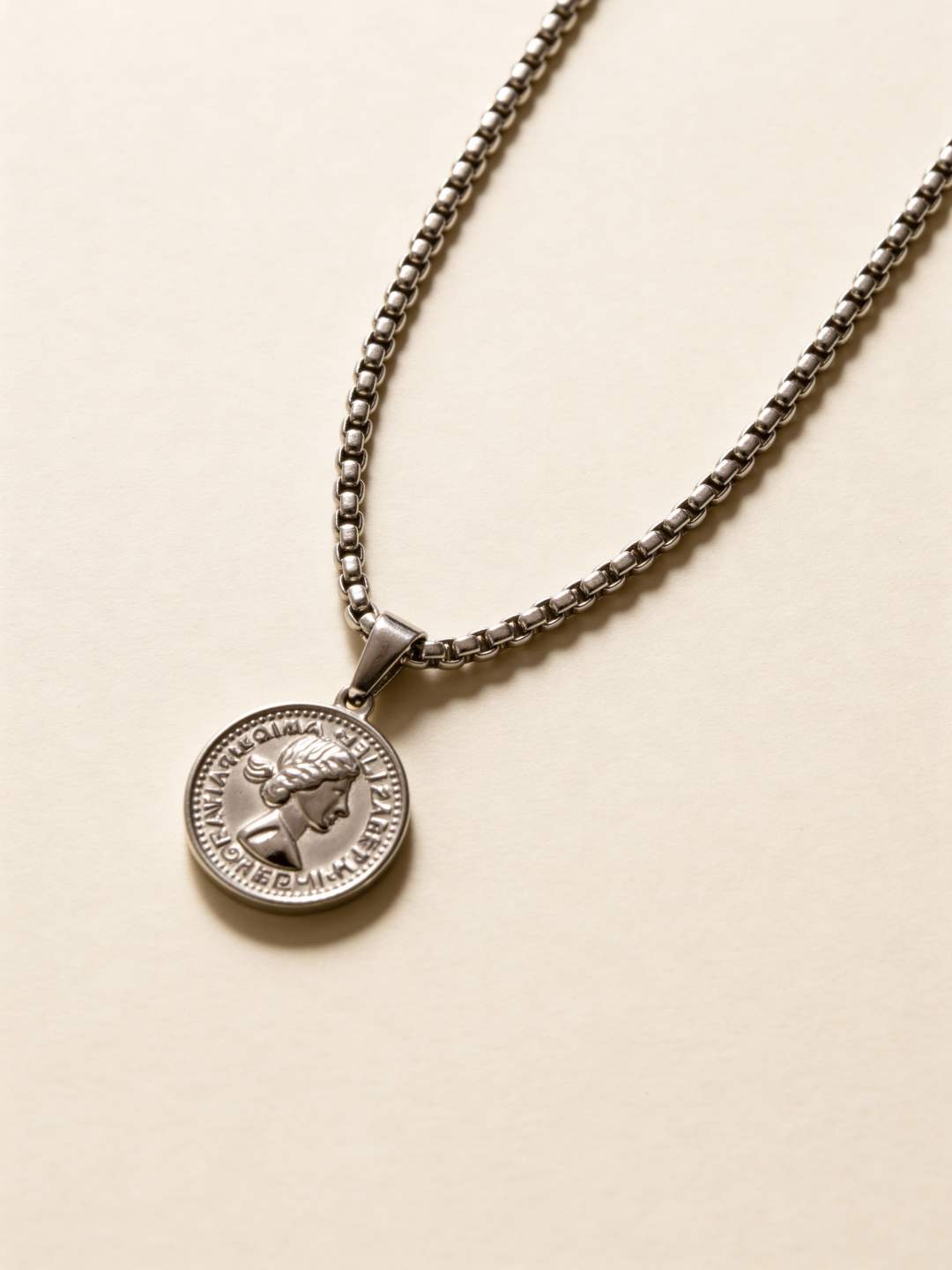 Imperial Coin Pendant Silver