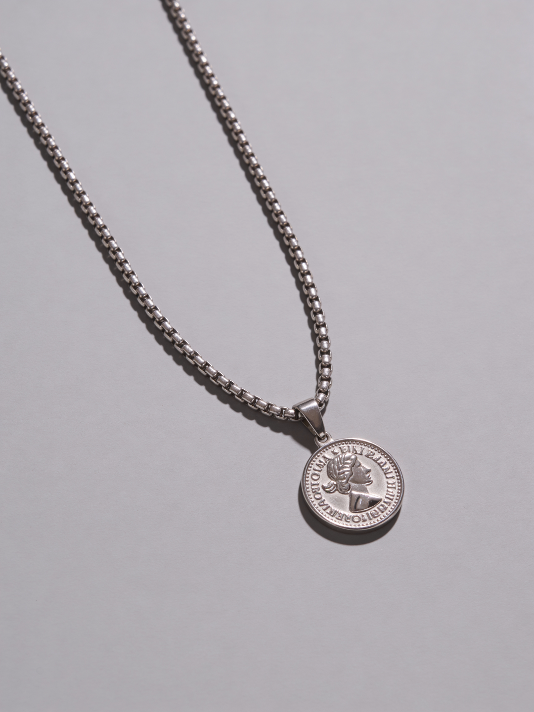 Imperial Coin Pendant Silver
