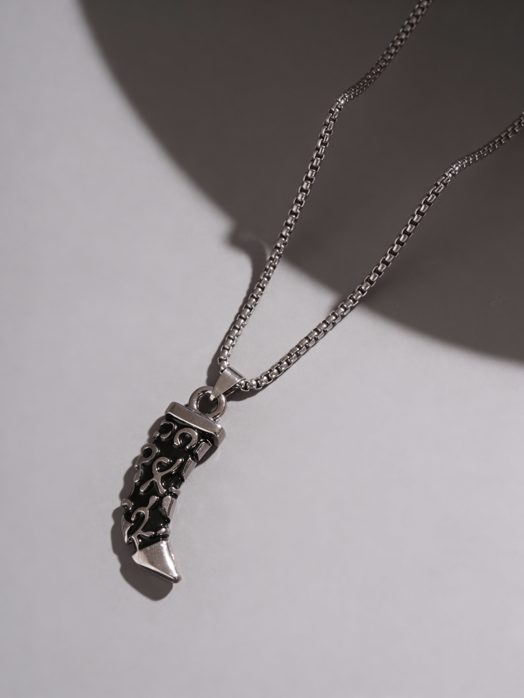 Obsidian Fang Pendant