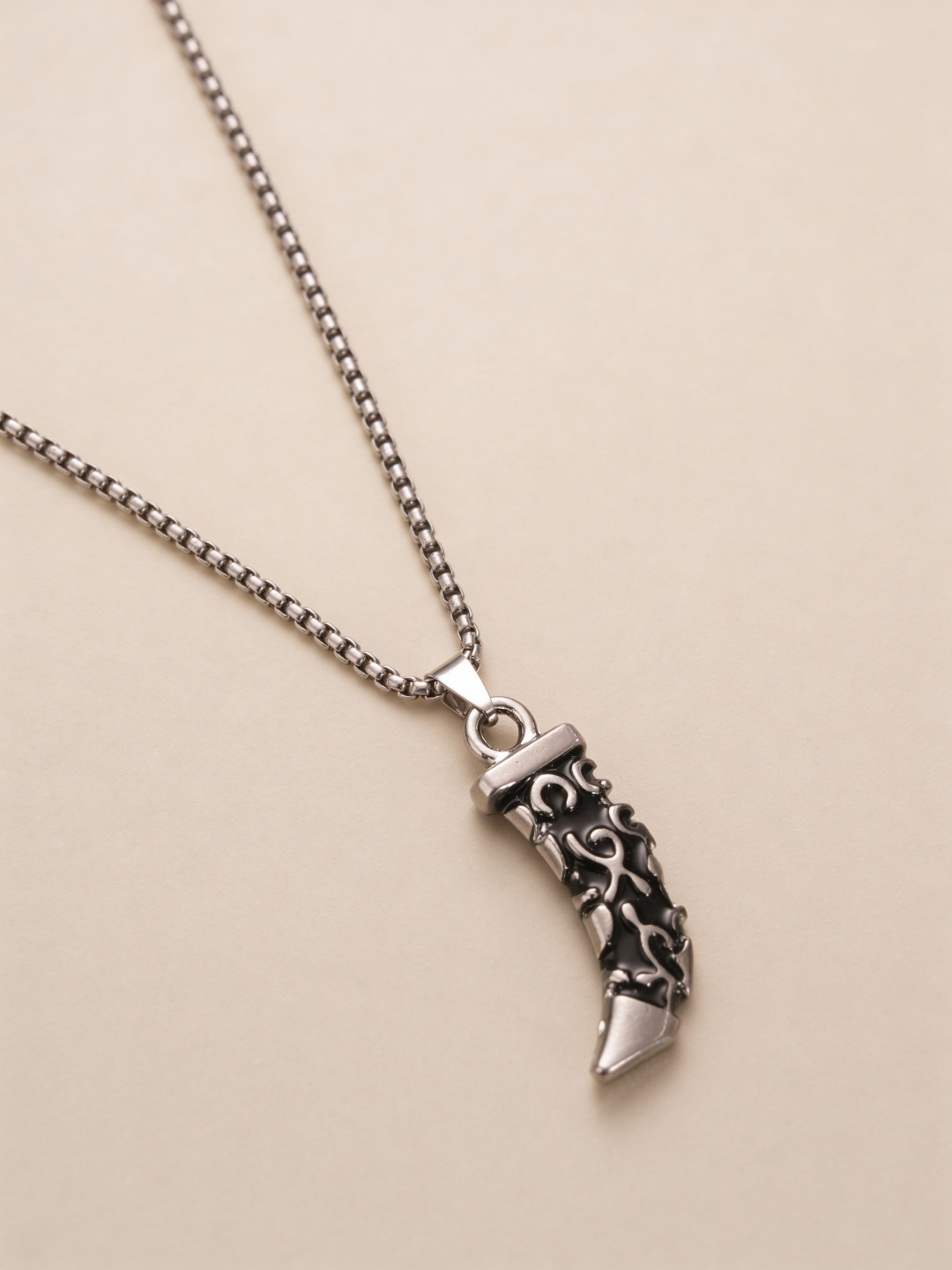 Obsidian Fang Pendant