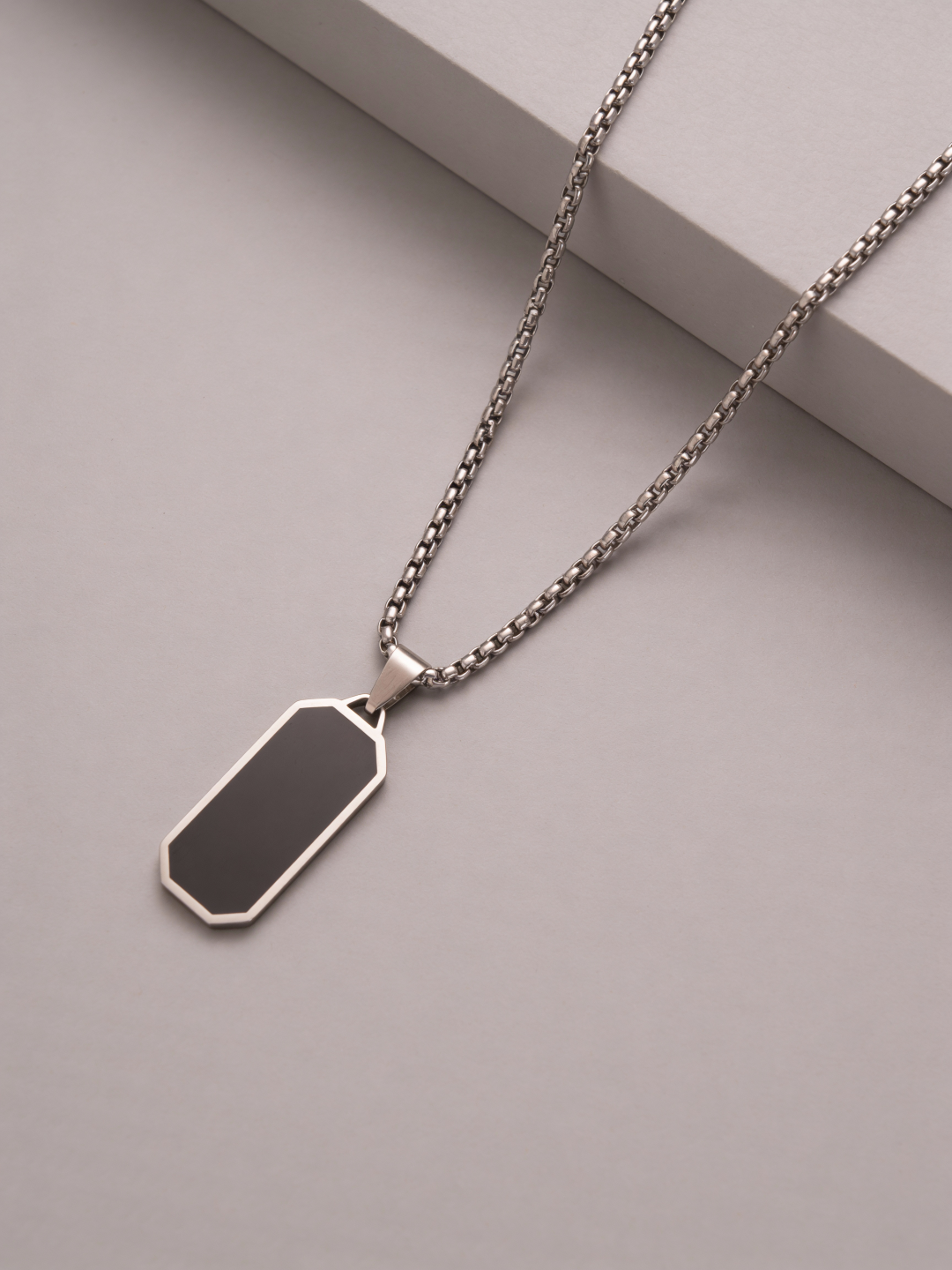 Shadow Crest Tag Pendant