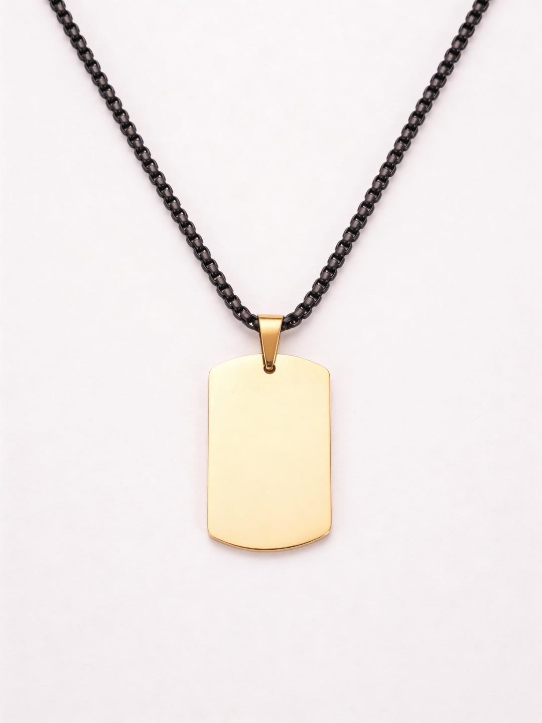 Aurum Tag Pendant Gold