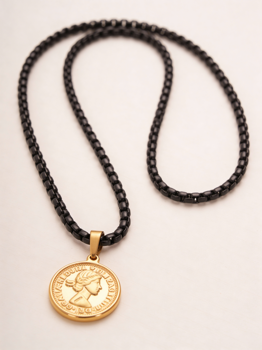 Imperial Coin Pendant Gold