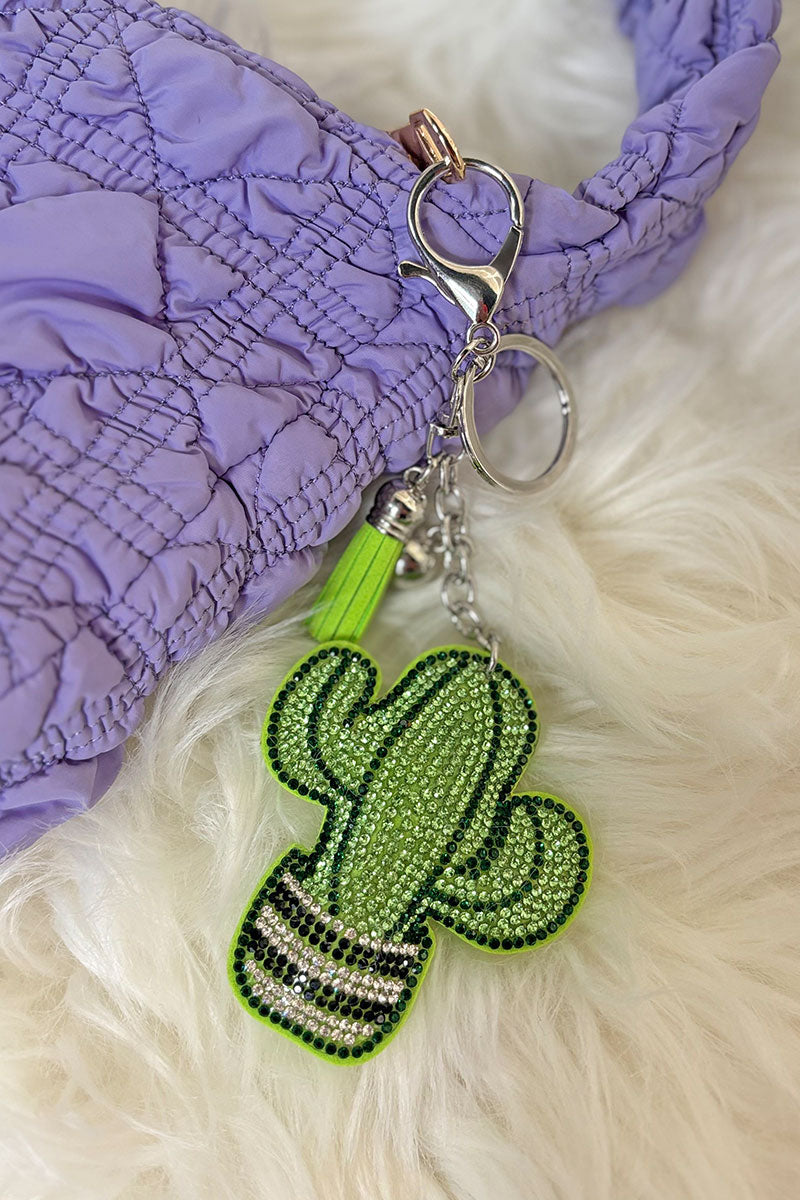 Glow Cactus Keychain