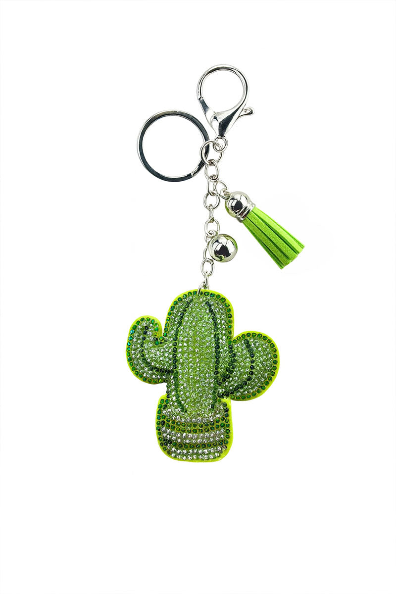 Glow Cactus Keychain