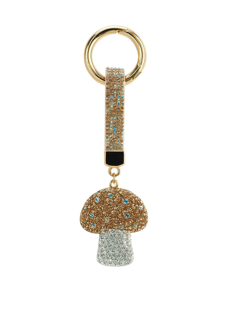 Golden Shroom Keychain