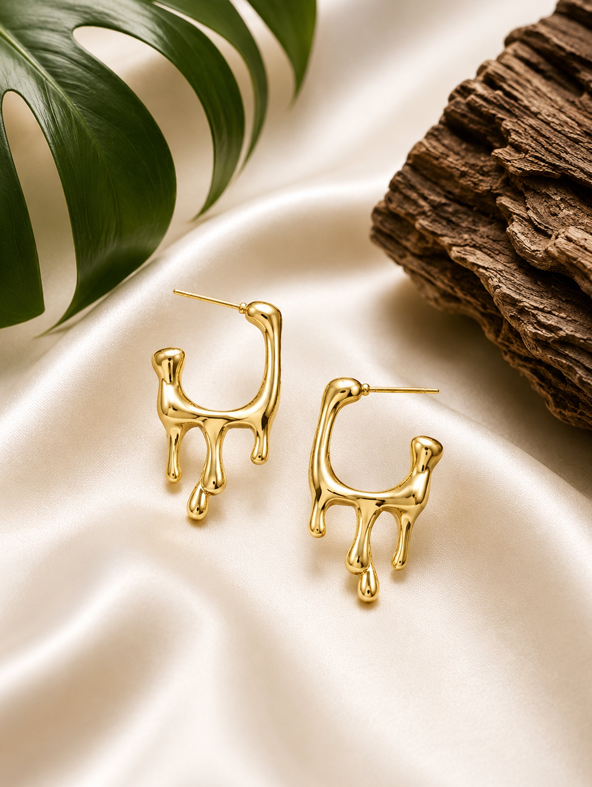 Golden Drip Earrings