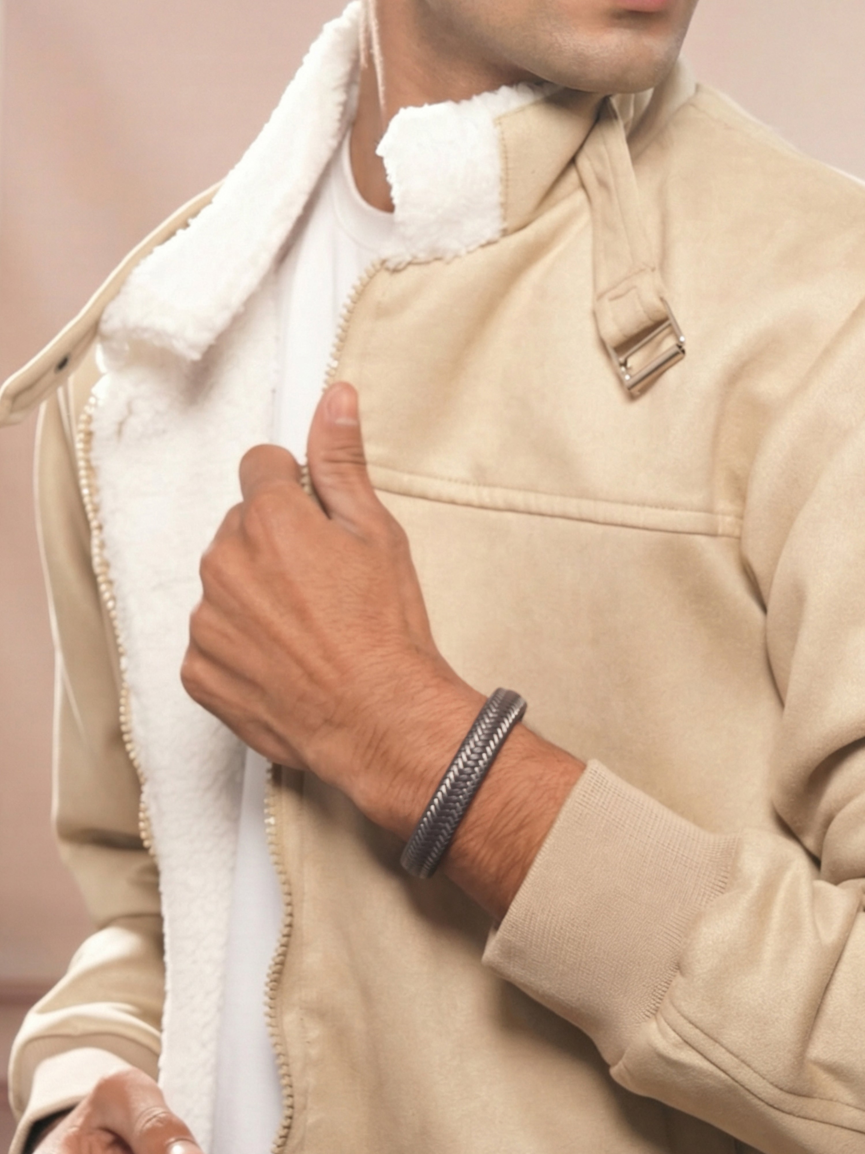 Steel Weave Bracelet