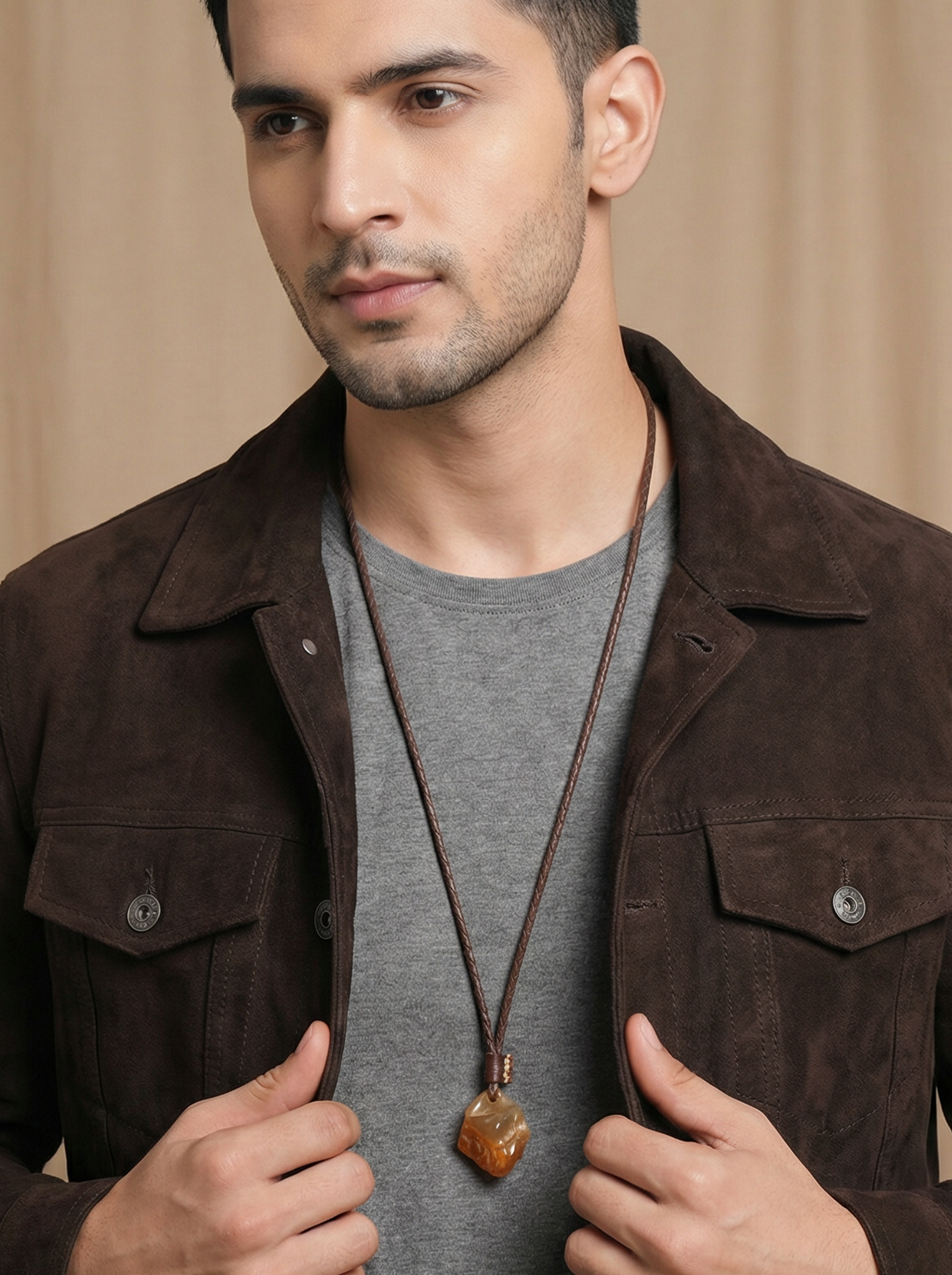 Terra Raw Stone Necklace