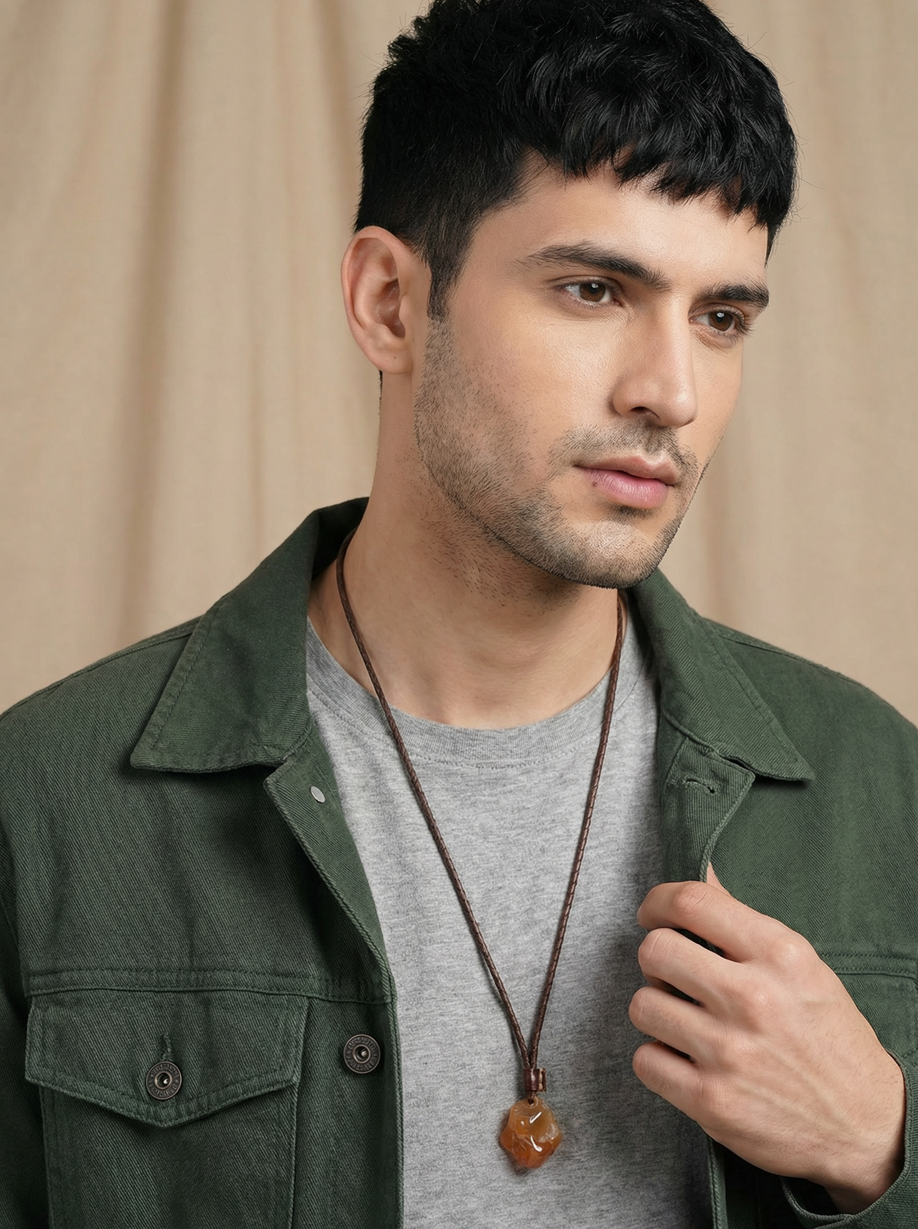 Terra Raw Stone Necklace