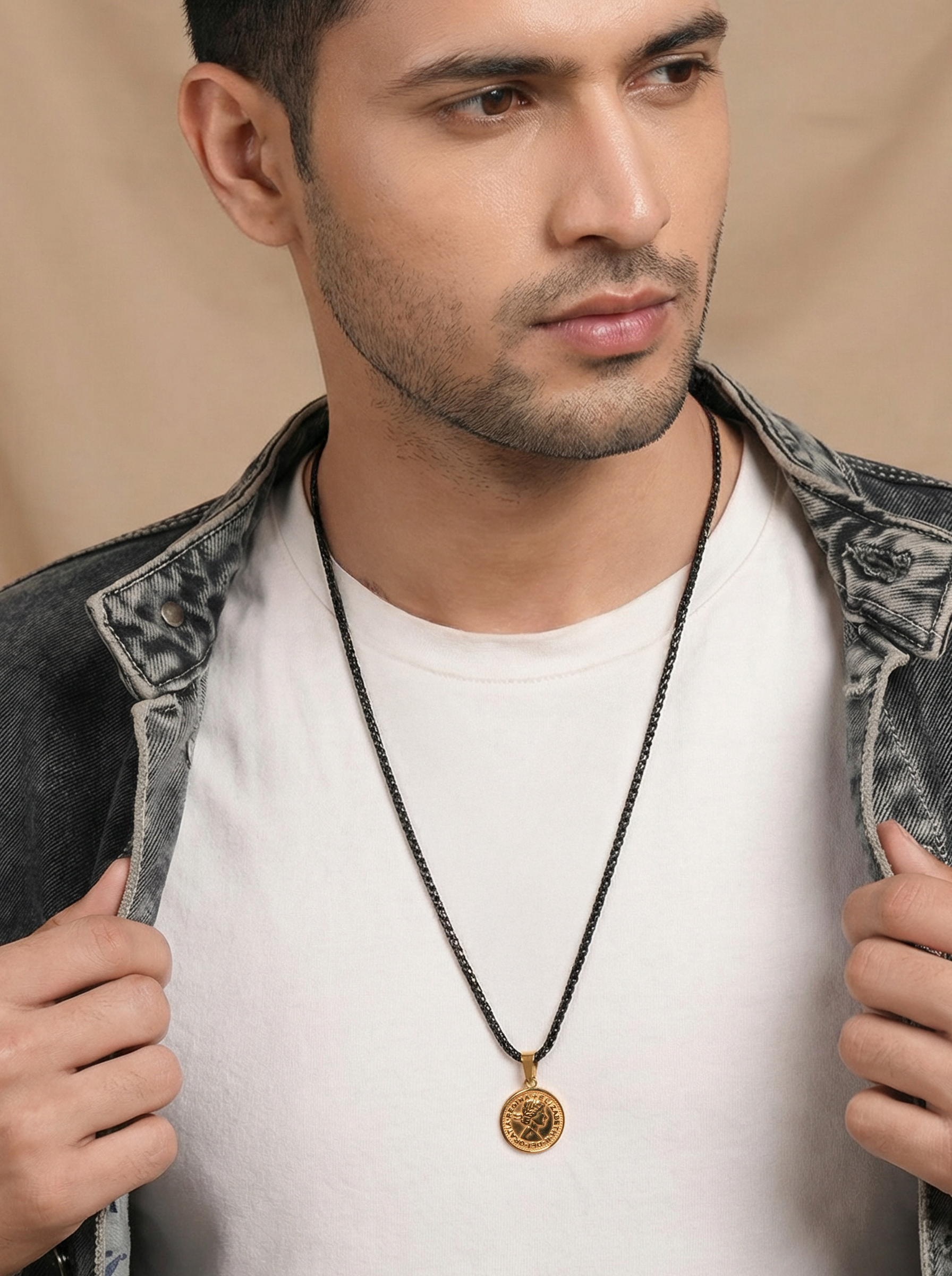 Imperial Coin Pendant Gold