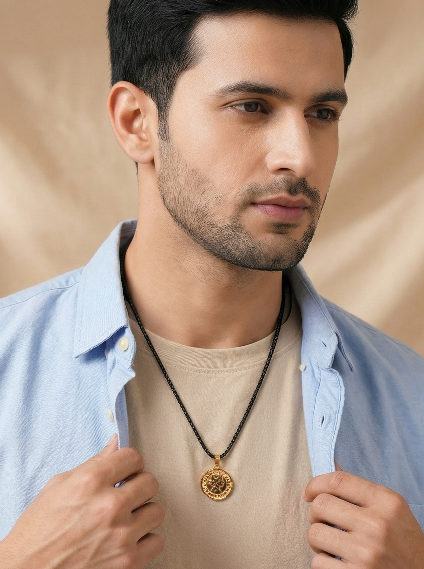 Imperial Coin Pendant Gold