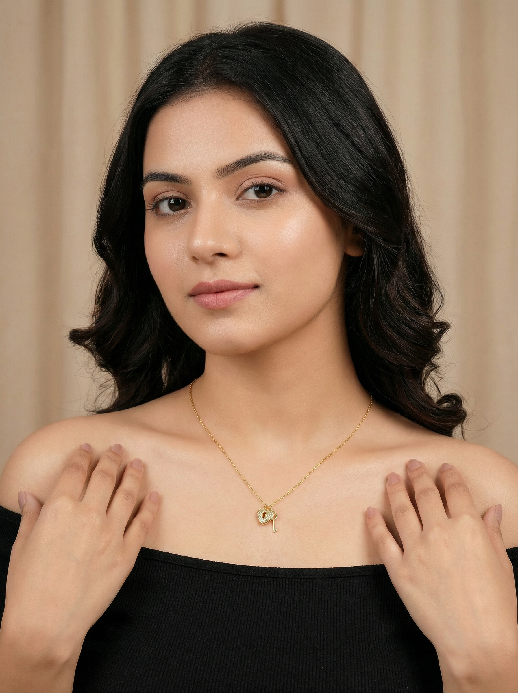 Amour Lock & Key Necklace