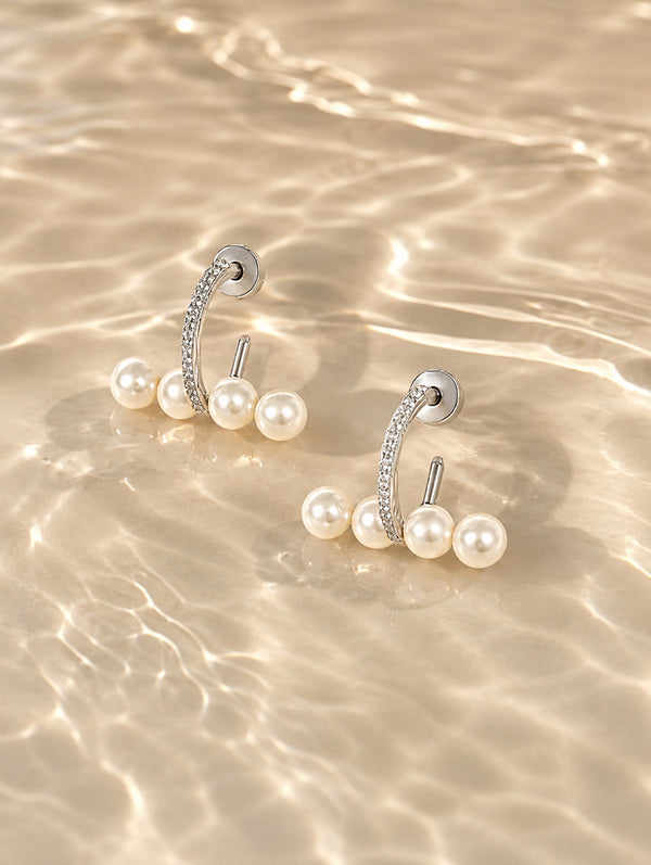 Moonlit Pearl Earrings