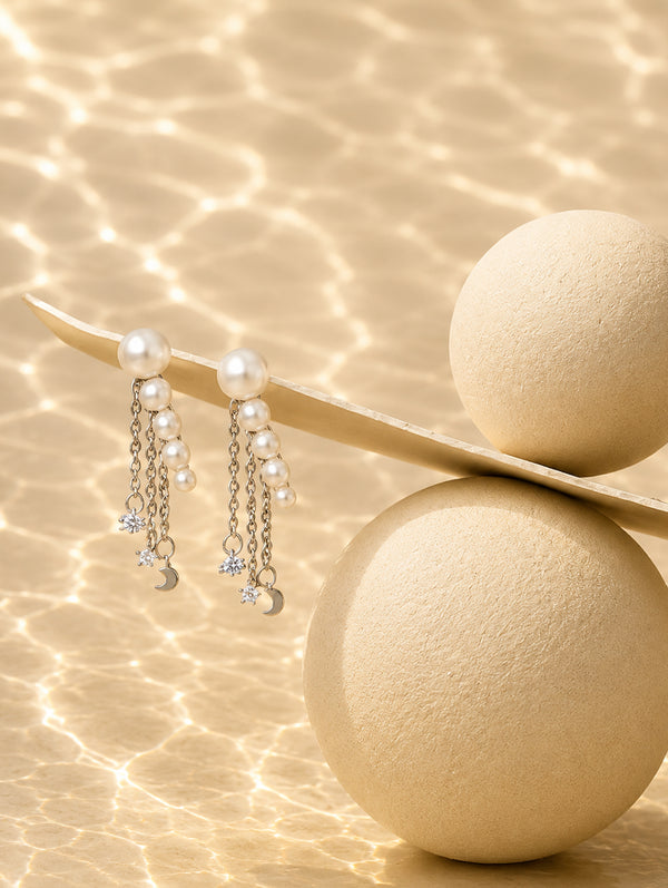 Celestial Pearl Earrings