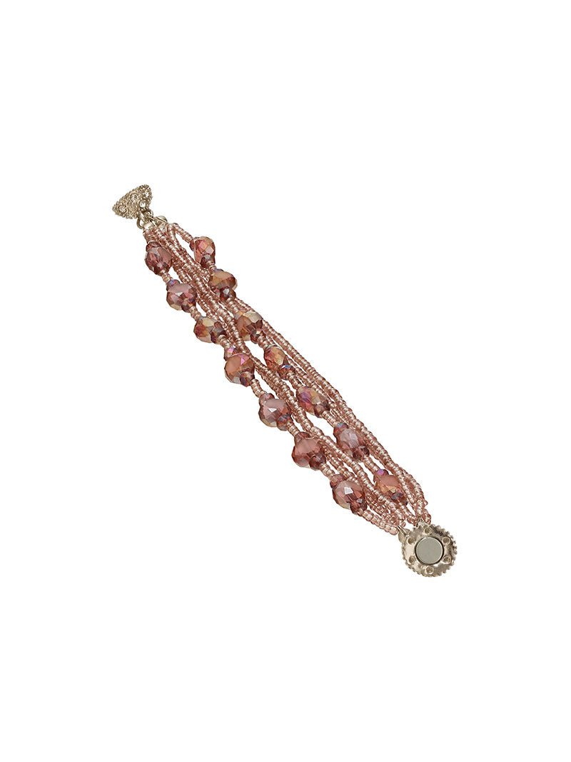 The Roselle Bracelet by Zelci stands out in a horizontal arrangement on white