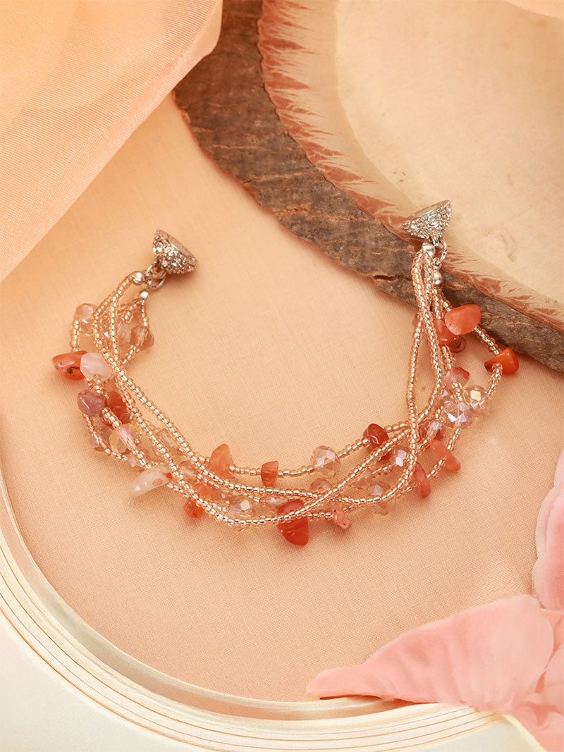 Stone Cluster Bracelet